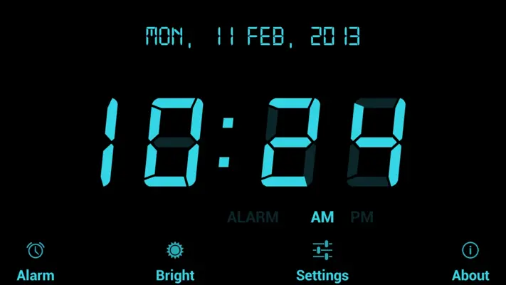 Digital Clock Free android App screenshot 4